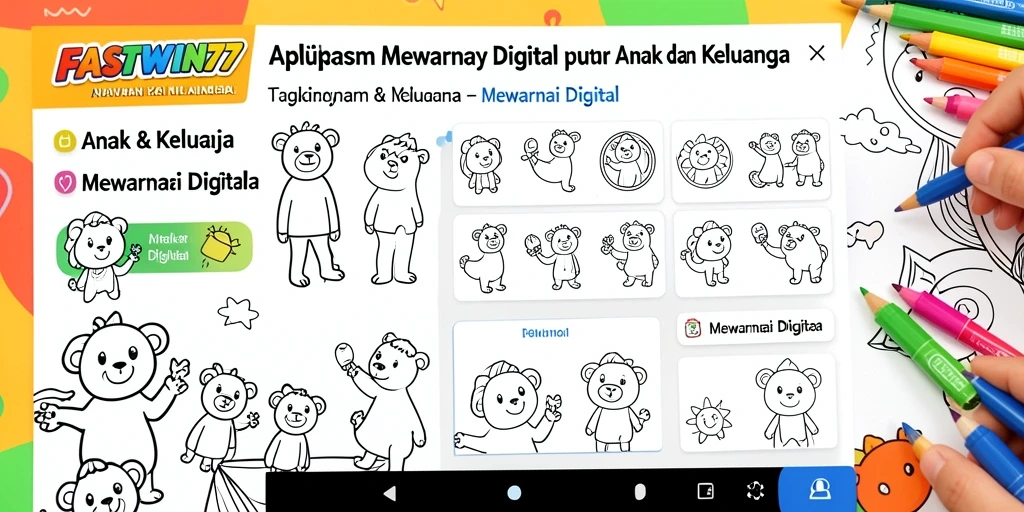Screenshot FASTWIN77 menampilkan antarmuka mewarnai yang menarik dan intuitif.